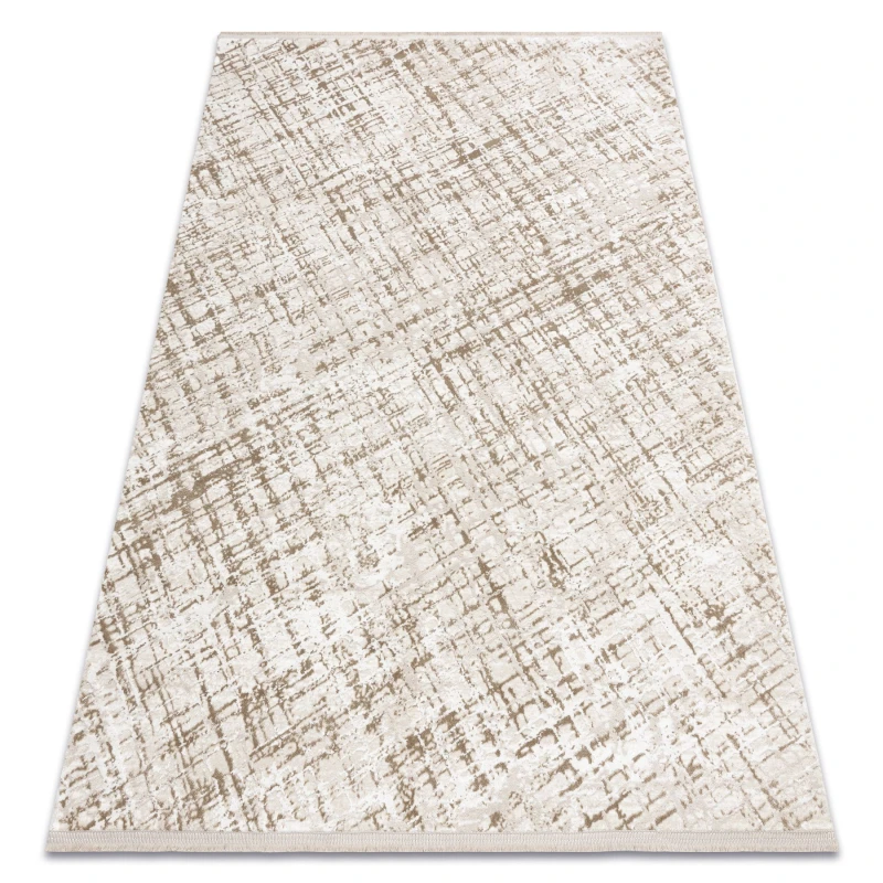 Image of RugsX Modern Carpet Duke 51550 Beige / Cream - Trellis, Structured, Very Sof 80X150 Cm