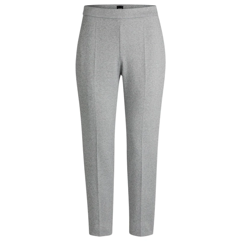 Image of Boss Womens Tilunara Slim Fit Trousers Open Miscellans female 4 (XXS)