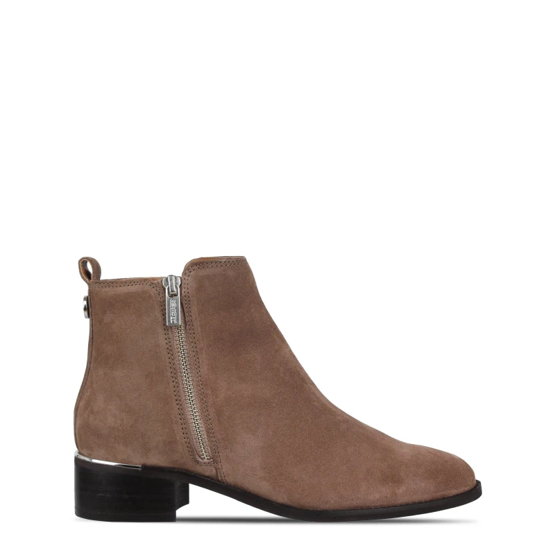 Image of Biba Zip Flat Ankle Boots Mink female 5 (38)