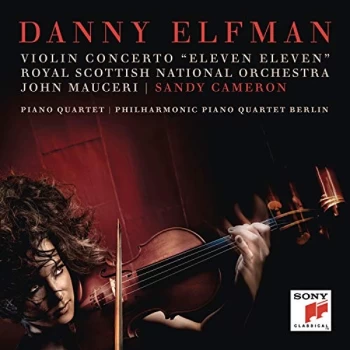 image of Elfman, Danny - Danny Elfman: Violin Concerto, 'Eleven Eleven'/Piano Quartet CD