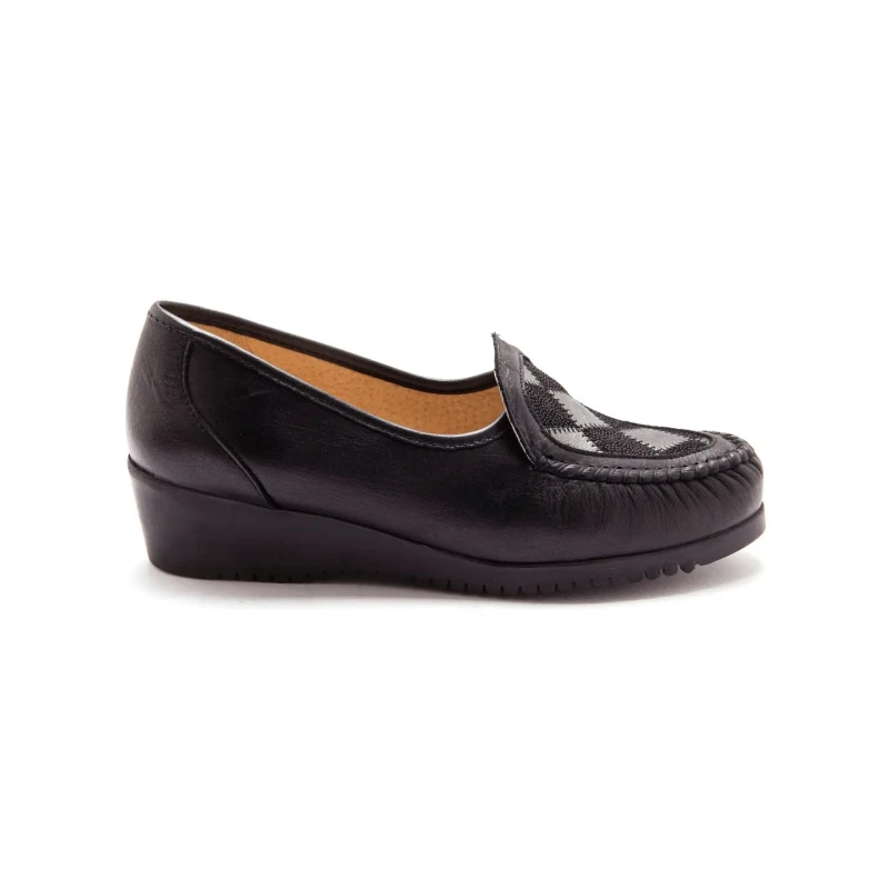 Image of Pediconfort Leather loafers For Her Pediconfort Noir Female 40