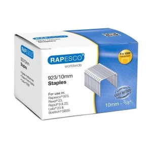 Image of Rapesco 92310mm 23 Type Galvanised Staples Box of 4000