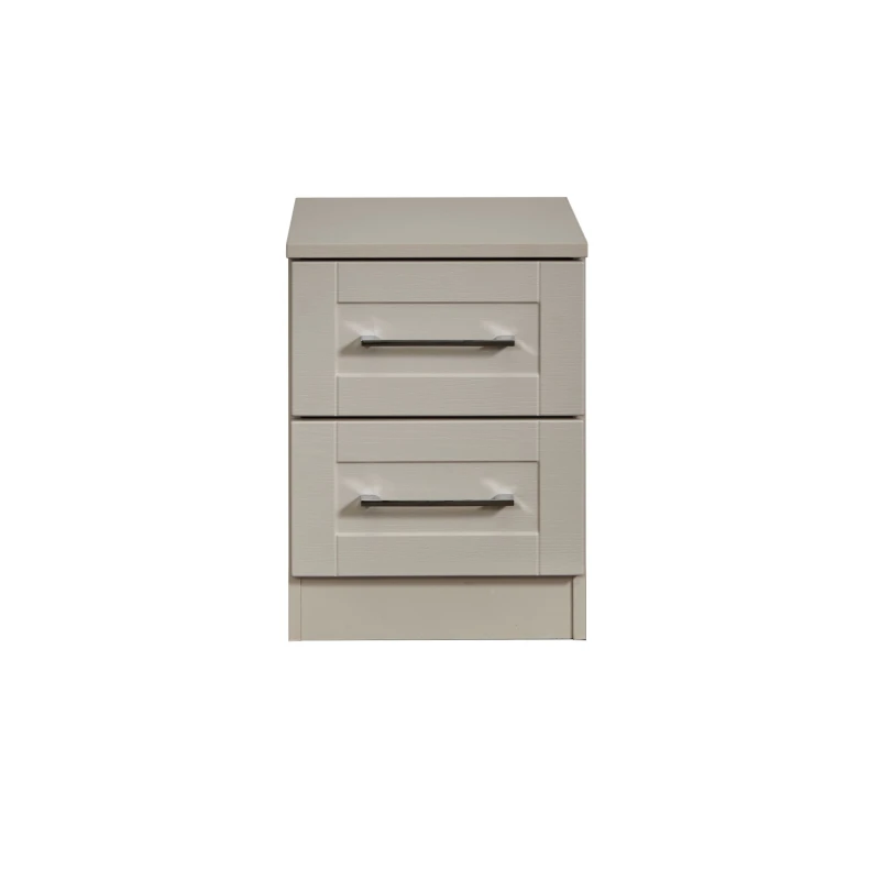 Image of Ripon 2 Drawer Bedside Cabinet In Kashmir Ash (Ready Assembled)