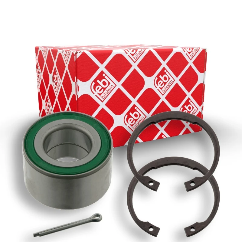 Image of FEBI BILSTEIN 04799 Wheel bearing kit with retaining rings, Front Axle Right Wheel Bearing Kit (654)
