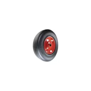 Image of Rubber Tyre Pressed Steel Centre 405MM-25MMB Wheel Roller Bearing