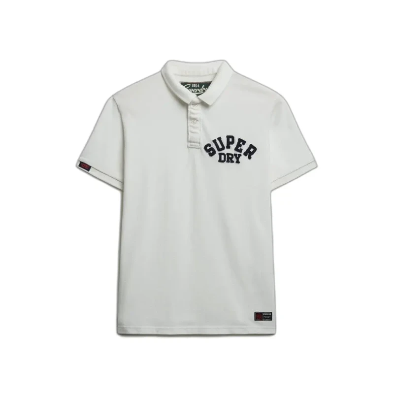 Image of Superdry Polo Superdry Vintage Athletic Blanc Male S