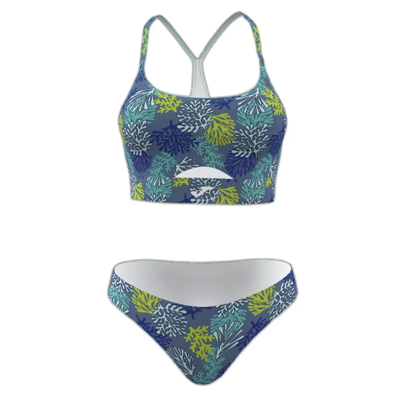Image of 2 Piece swimsuit For Her Joma Santa Monica II Bleu Female XS