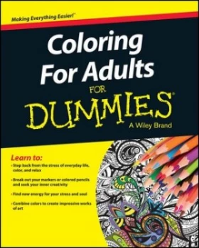 Image of Coloring For Adults For Dummies by Consumer Dummies