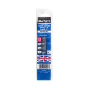 Image of 10 Piece 150MM (6") British Made Junior Hacksaw Blade Set