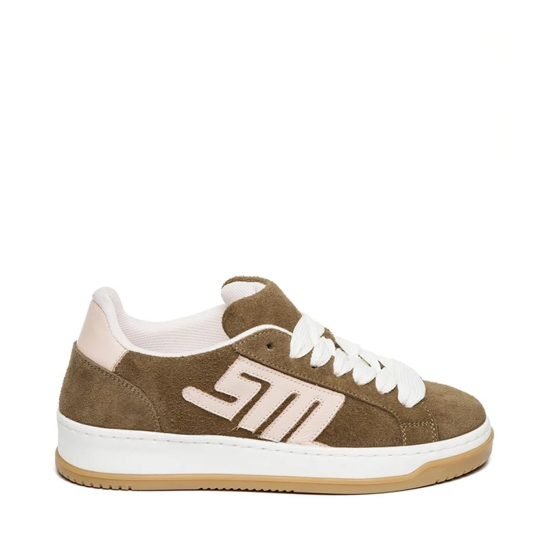 Image of Steve Madden Alysha Trainers Khaki female UK 3
