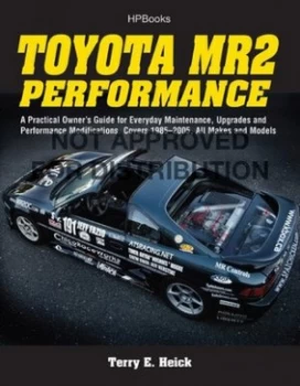 Image of Toyota Mr2 Performance by Terry E. Heick Book