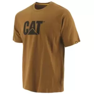 Image of Caterpillar Trademark Logo T-Shirt Bronze - 3XL