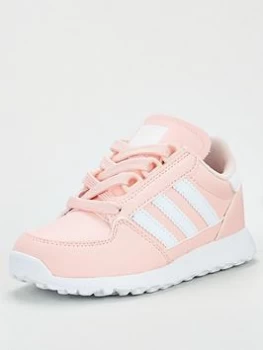 Image of adidas Originals FOREST GROVE Childrens Trainer, Light Pink, Size 11
