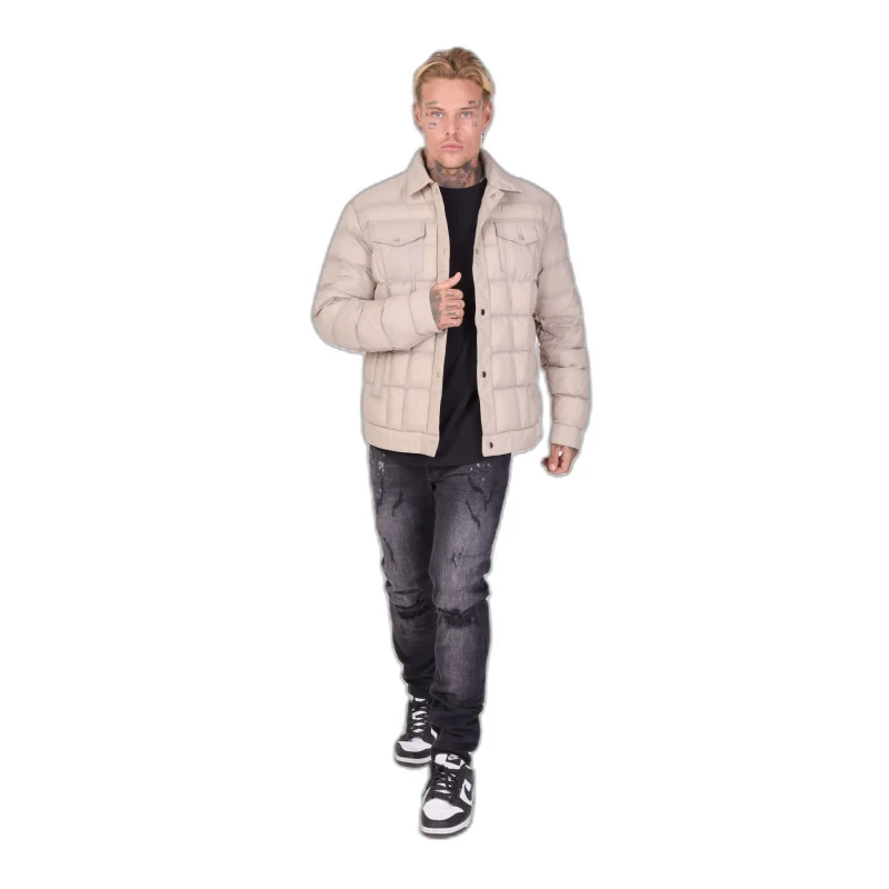 Image of Project X Paris Puffer Jacket Project X Paris Style Biker Beige Male S