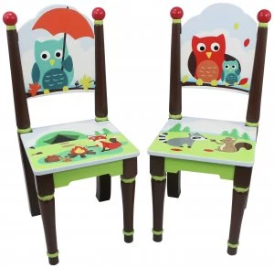 image of Fantasy Fields Enchanted Woodland 2 Chair Set.