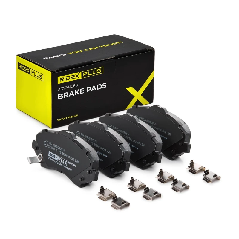 Image of RIDEX PLUS Brake pad set RIDEX PLUS 402B0257P