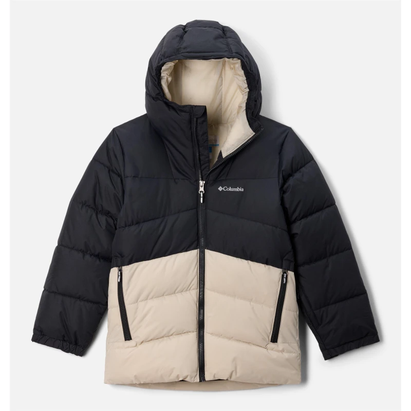 Image of Columbia Kids Arctic Blast Waterproof Insulated Hooded Ski Jacket Black male 7-8 (S)