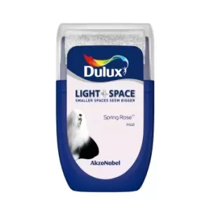 Image of Dulux Light & Space Spring Rose Matt Emulsion Paint 30ml