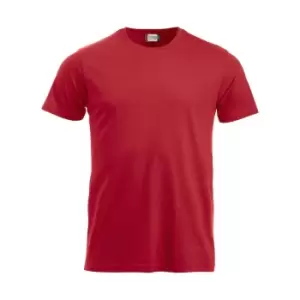 image of Clique Mens New Classic T-Shirt (M) (Red)