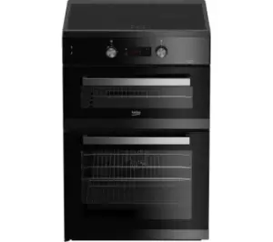 image of BEKO BDI6C65K 60cm Electric Cooker - Black & Silver