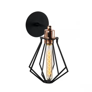 image of Oylat - N-1042 Black Wall Lamp