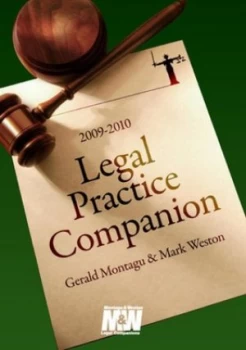 Image of Legal Practice Companion by Gerald Montagu Paperback