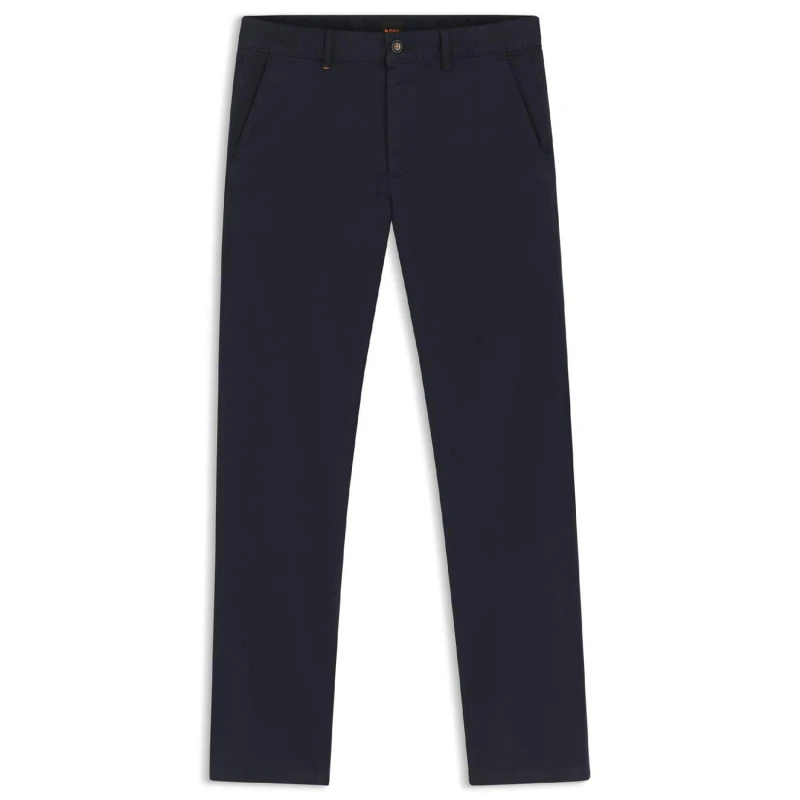 Image of Boss Chino Slim Trousers - Blue Blue 30 R