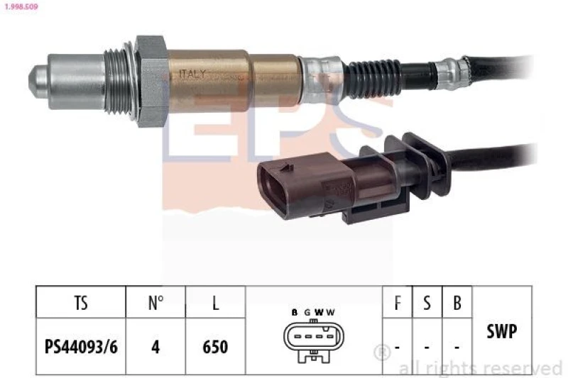 Image of EPS Lambda sensor EPS 1.998.509