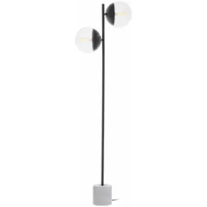 Image of Premier Housewares - Floor Lamp Tall Reading Light Tripod Floor Lamps For Living Room / Bedroom Modern Standing Lamp 44 x 158 x 44