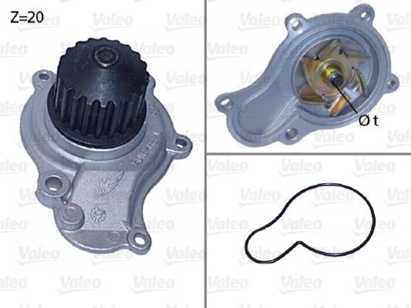 Image of Water pump VALEO 506605