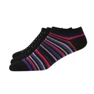 Image of DKNY Sadie Liner 3 Pack of Socks Womens - Multi