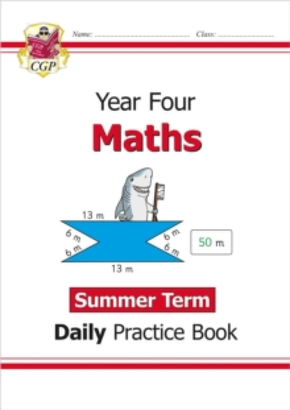 Image of CGP Books KS2 Maths Year 4 Daily Practice Book: Summer Term Paperback Multi