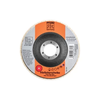 Image of FFS 115MM Felt Flap Disc - Hard