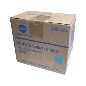 Image of Konica Minolta TNP-48C Cyan Laser Toner Ink Cartridge A5X0450