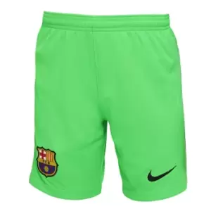 image of 2021-2022 Barcelona Home Goalkeeper Shorts (Green)