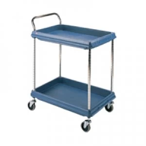 Image of Slingsby 2 Tier Blue H1041x W984xD689mm Deep Ledge Trolley 322448