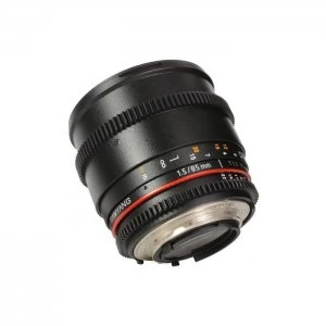 image of Samyang 85mm T1.5 VDSLRII Cine Lens Nikon Mount