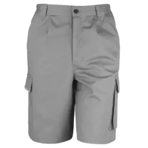 Image of Result Unisex Work-Guard Action Shorts / Workwear (M) (Grey)