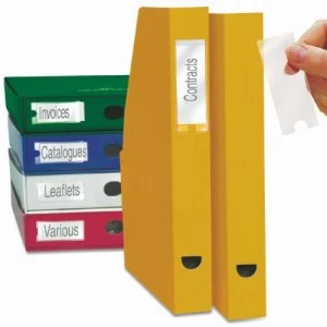 Image of 3L Label Holders and 48 Inserts 25x75mm 10311 (PK48)