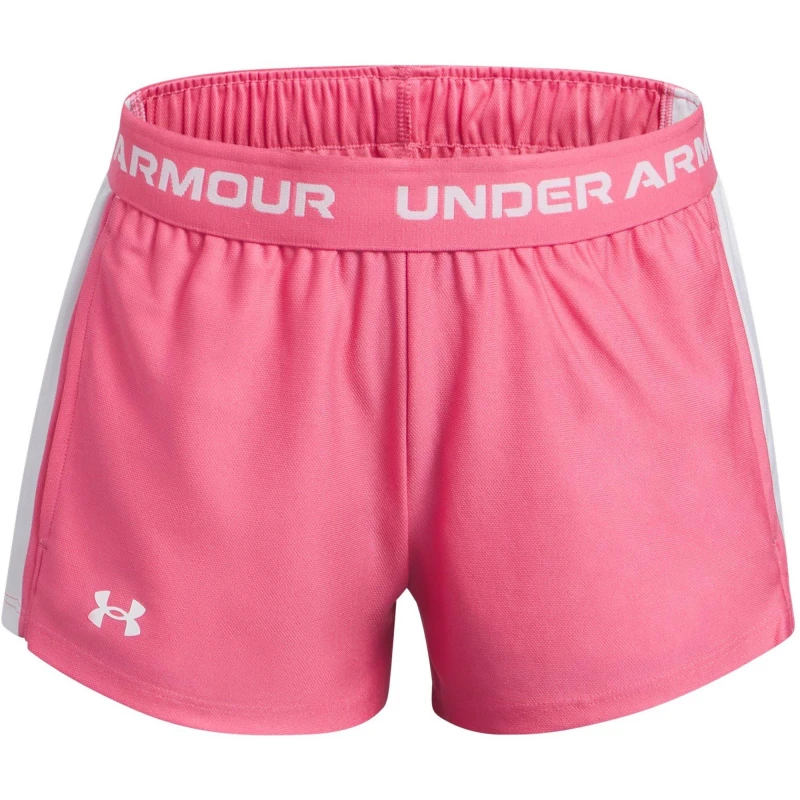 Image of Under Armour Icon Fleece Taping Joggers Juniors - Pink Pink 13 - 14 Years