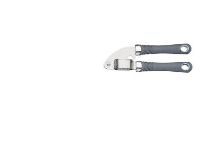 Image of Kitchencraft Professional Soft Grip Handled Garlic Press Silver