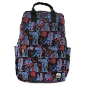 image of Loungefly Star Wars Empire 40Th Square Nylon Backpack