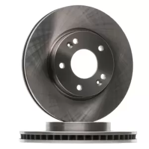 Image of RIDEX Brake disc HYUNDAI,KIA 82B0382 517122C000,517122E300,517122L000 Brake rotor,Brake discs,Brake rotors 517123K000,517123K010,517121D100,517121F000
