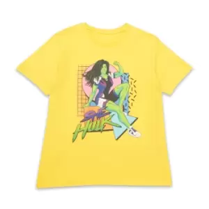 image of Marvel She Hulk Artistic Unisex T-Shirt - Yellow - L - Yellow