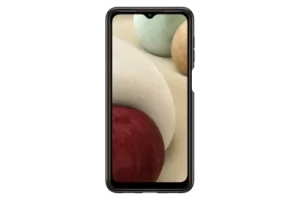 Image of Samsung Galaxy A12 Soft Clear Cover in Black (EF-QA125TBEGEU)