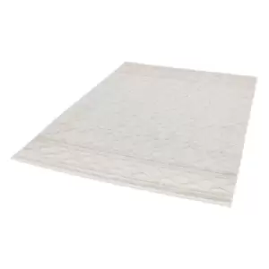 Image of Asiatic Salta Rug 080x150cm White Links