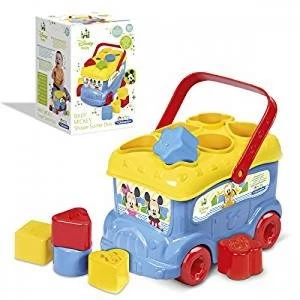 Image of Clementoni Mickey and Friends Shape Sorter Bus