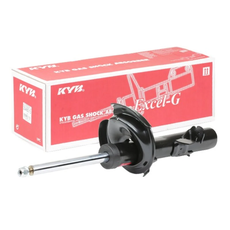 Image of KYB 3348015 Shock absorber Front Axle Left, Gas Pressure, Twin-Tube, Suspension Strut, Top pin Shock Absorber (854)
