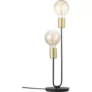 Image of Nordlux Josefine 48955003 Desk lamp E-27 Black (matt), Brass