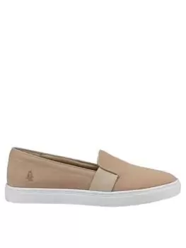 Image of Hush Puppies Tillie Slip On Plimsoll, Tan, Size 8, Women